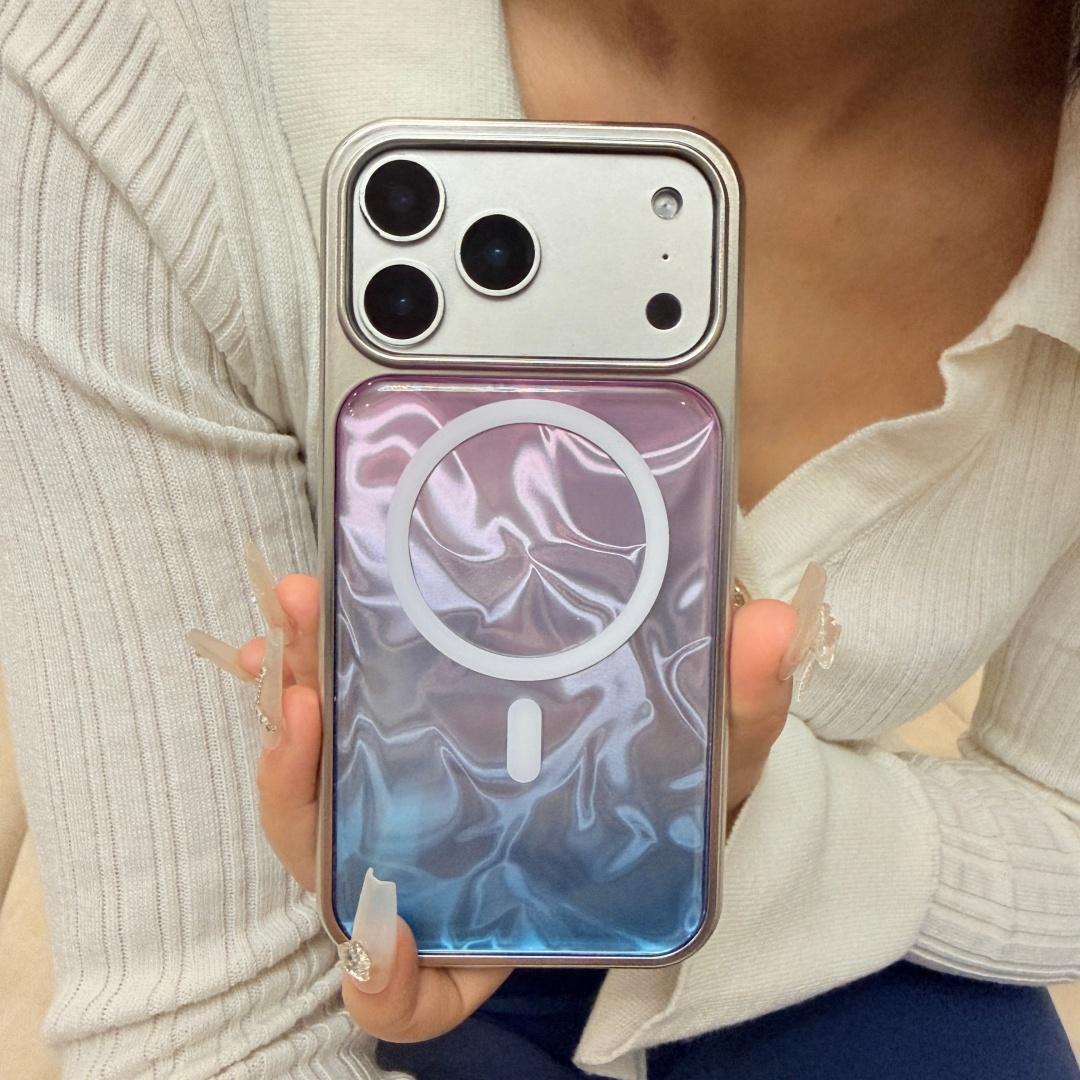 Advanced Illusion Color Gradient Water Ripple Stars Mirror With Holder Magnetic Phone Cover Case For iPhone 17 16 15 Pro Max iPhone17
Advanced Illusion Color Gradient Water Ripple Stars Mirror With Holder Magnetic Phone Cover Case For iPhone 17 16 15 Pro Max iPhone17