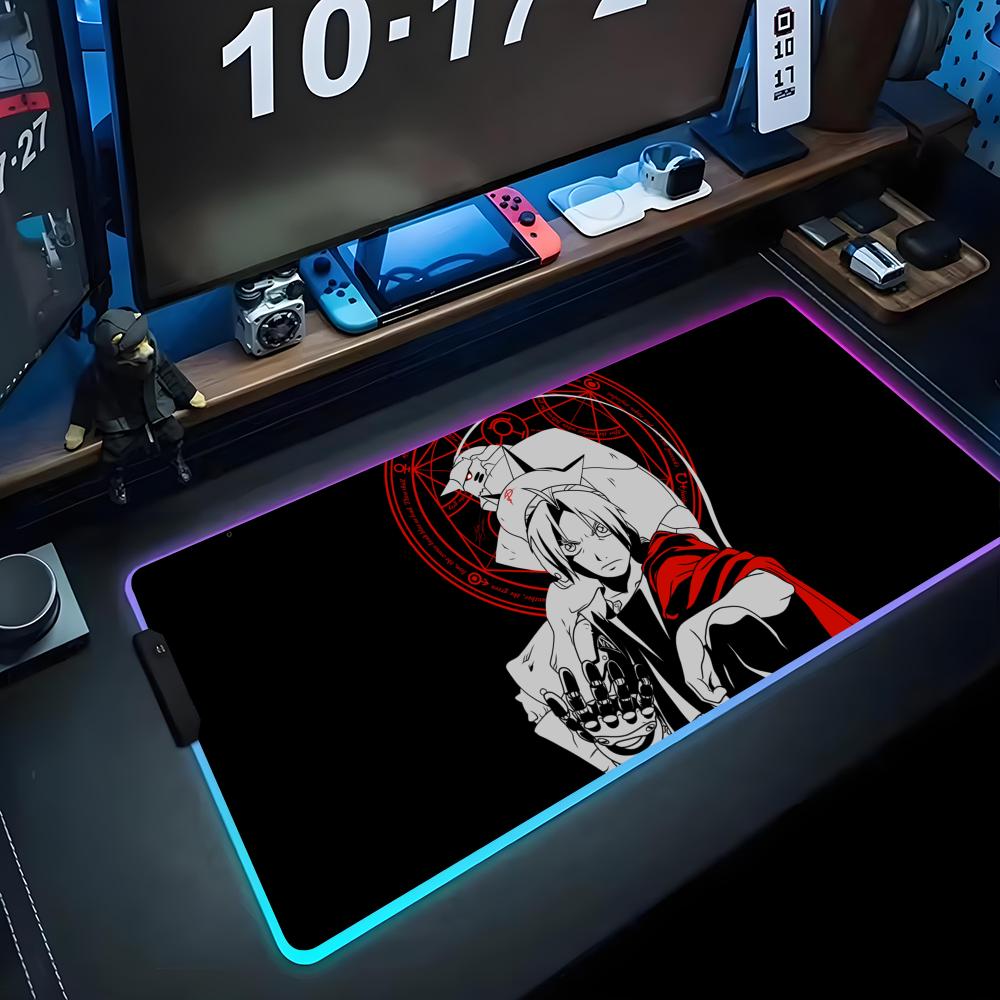 fullmetal alchemist Mouse Pad RGB Gaming Mousepad Big LED Pad PC Desk Mat Luminous Mouse Pad Large Keyboard Mats Table Rug With 600x300x3mm
fullmetal alchemist Mouse Pad RGB Gaming Mousepad Big LED Pad PC Desk Mat Luminous Mouse Pad Large Keyboard Mats Table Rug With 600x300x3mm