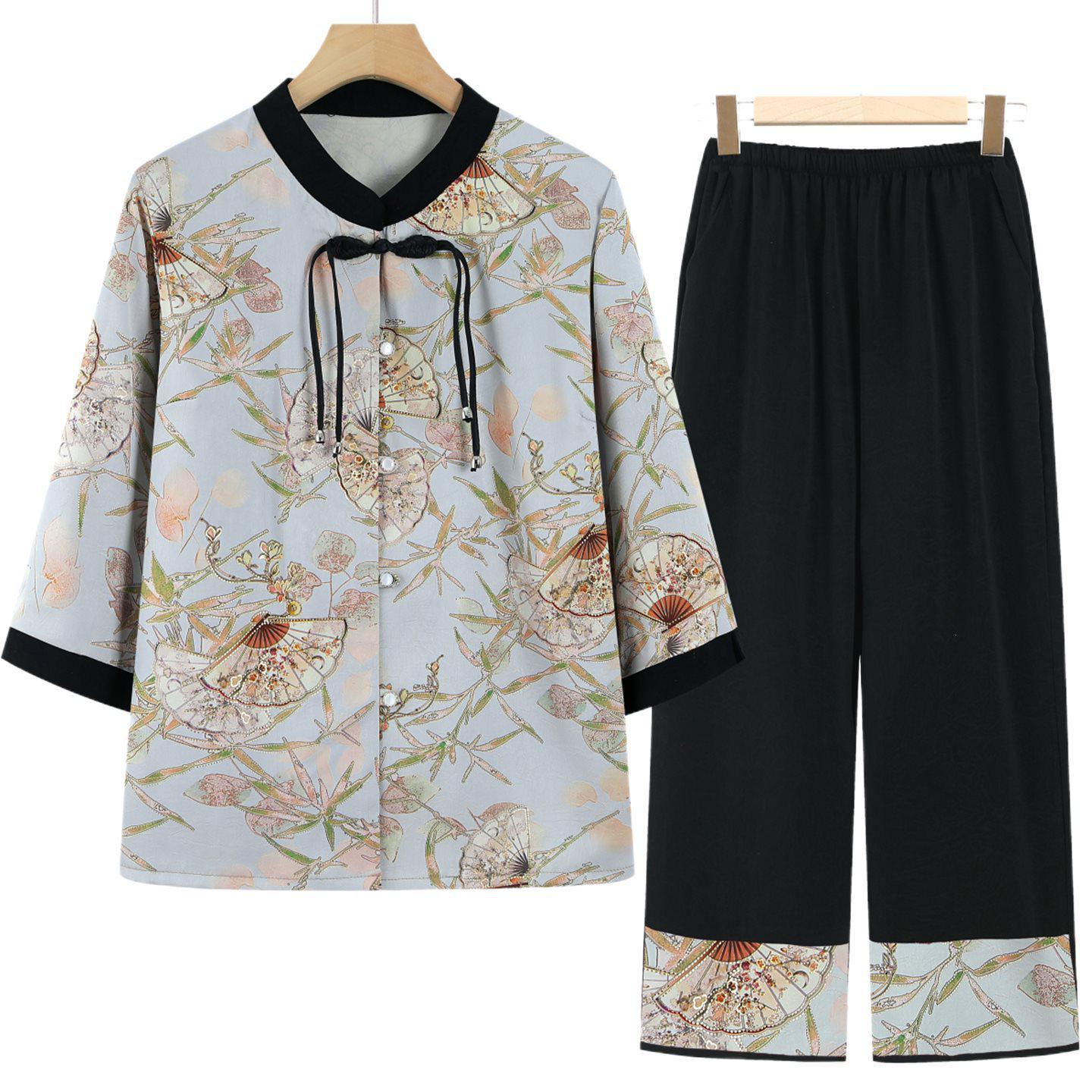 Stylish Summer Two-Piece Set for Elderly Women: Grandma s Chic Blouse & Shirt 5XL (145-160 jin)
Stylish Summer Two-Piece Set for Elderly Women: Grandma s Chic Blouse & Shirt 5XL (145-160 jin)
