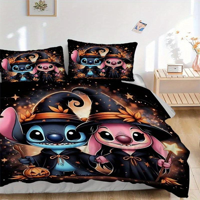 3pcs Stitch & Angel Witch Halloween Bedding Set - Includes Quilt Cover and Pillowcases, Suitable for All Seasons, Machine Washable - Ideal Gift f 135x200cm
3pcs Stitch & Angel Witch Halloween Bedding Set - Includes Quilt Cover and Pillowcases, Suitable for All Seasons, Machine Washable - Ideal Gift f 135x200cm