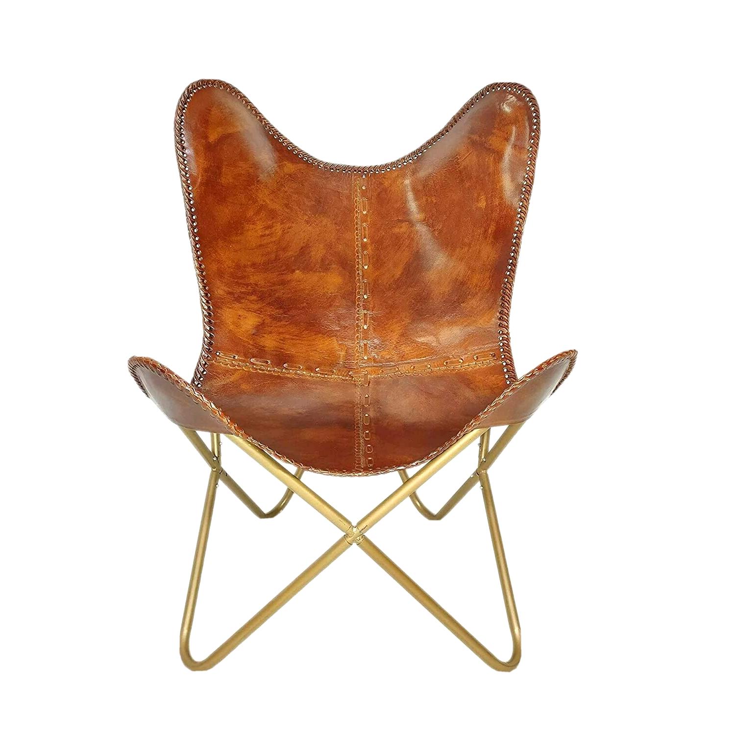 Leather Vintage Relax Arm Butterfly Chair Folding Seat Modern Sling Loung A3270ccent
Leather Vintage Relax Arm Butterfly Chair Folding Seat Modern Sling Loung A3270ccent