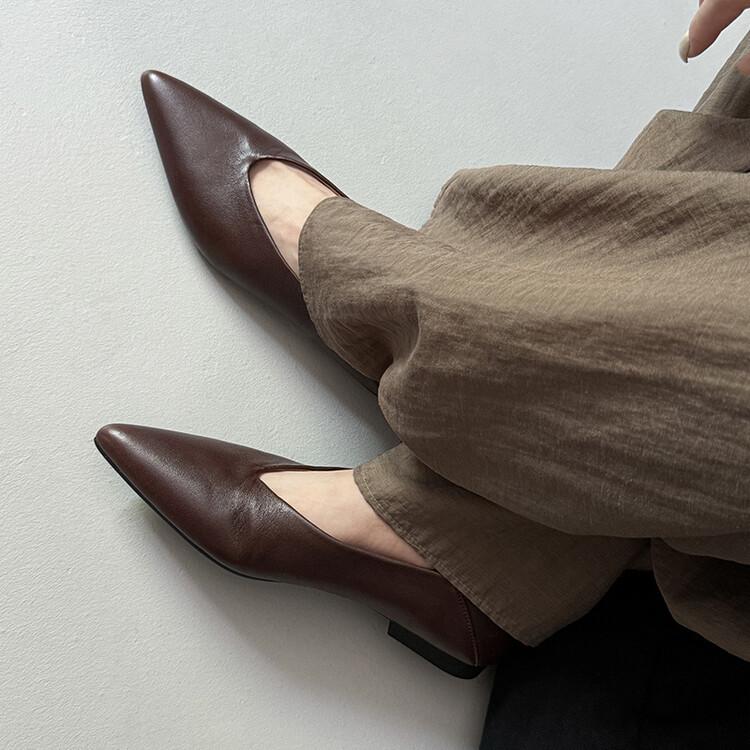 Huge soft~ simple style pointed flat shoes leather single shoes women s 2025 autumn new versatile flat heel work shoes 39
Huge soft~ simple style pointed flat shoes leather single shoes women s 2025 autumn new versatile flat heel work shoes 39
