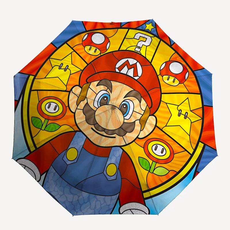 Mario Stained Glass Automatic Open/Close Windproof Umbrella Folding Umbrella,Portable Compact Perfect Gift for Birthday, Christmas0809168
Mario Stained Glass Automatic Open/Close Windproof Umbrella Folding Umbrella,Portable Compact Perfect Gift for Birthday, Christmas0809168