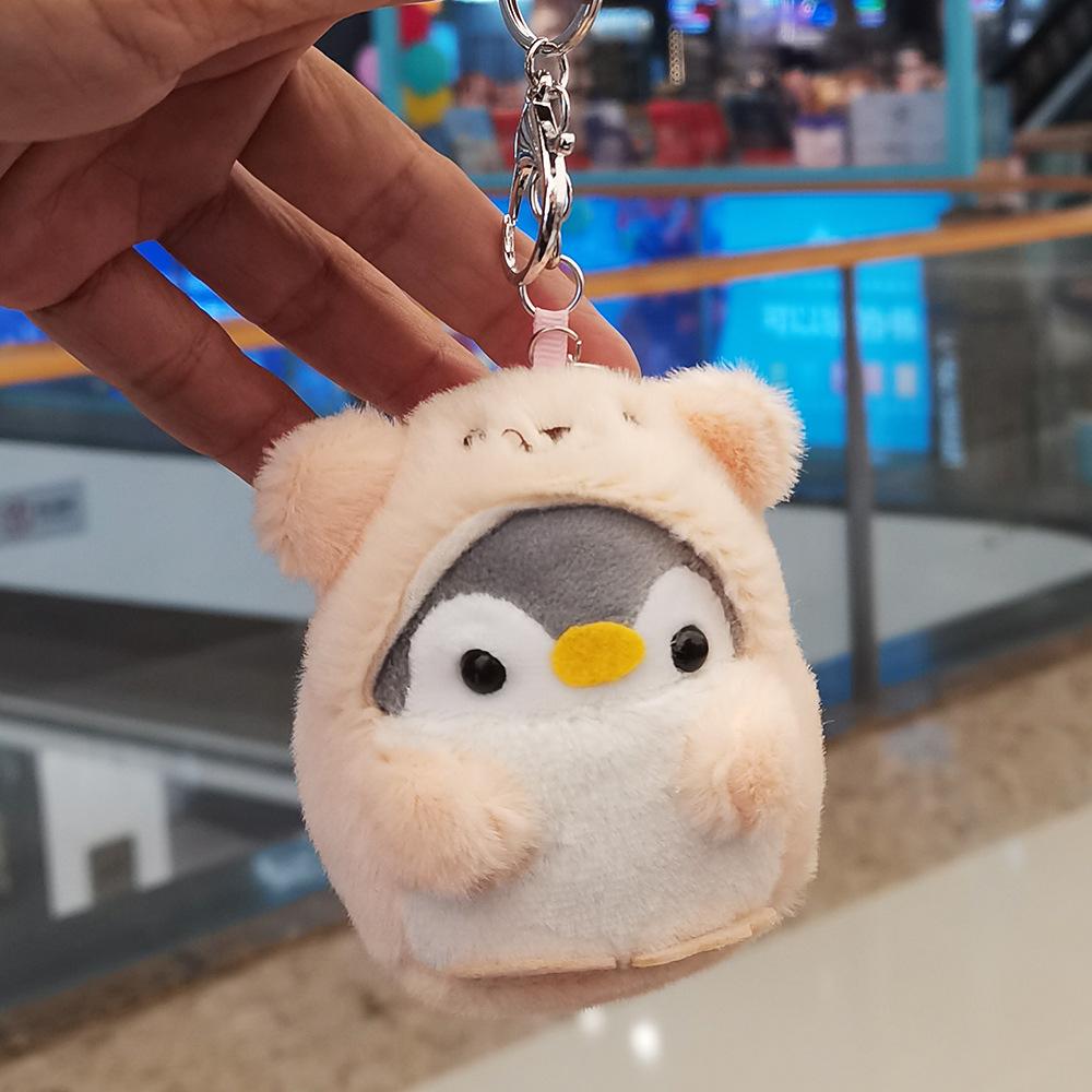 Cartoon Japanese Penguin Pendant Plush Doll Keychain Cute Bag Hanging Keychain Keychain Small Doll ordinary iron buckle
Cartoon Japanese Penguin Pendant Plush Doll Keychain Cute Bag Hanging Keychain Keychain Small Doll ordinary iron buckle