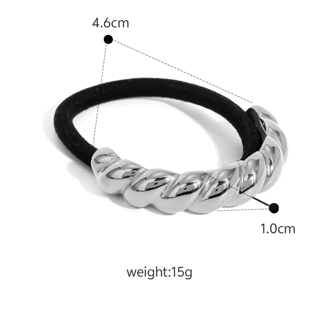 Elegant Stainless Steel Starfish Hair Ring - Ocean Style Black Metal Hair Accessory
Elegant Stainless Steel Starfish Hair Ring - Ocean Style Black Metal Hair Accessory