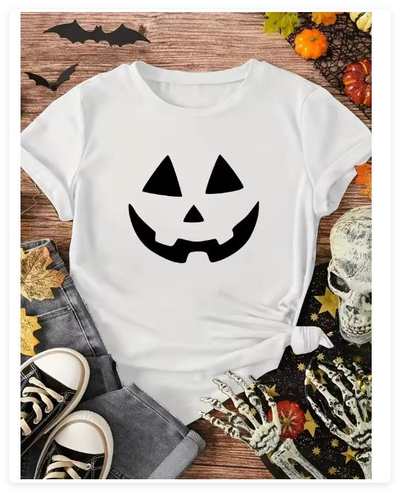 1pcs Funny Pumpkin Face Women TShirts Orange Halloween Tshirt Causal Streetwear Fall Witch Graphic Tee Womens Festival Top S
1pcs Funny Pumpkin Face Women TShirts Orange Halloween Tshirt Causal Streetwear Fall Witch Graphic Tee Womens Festival Top S