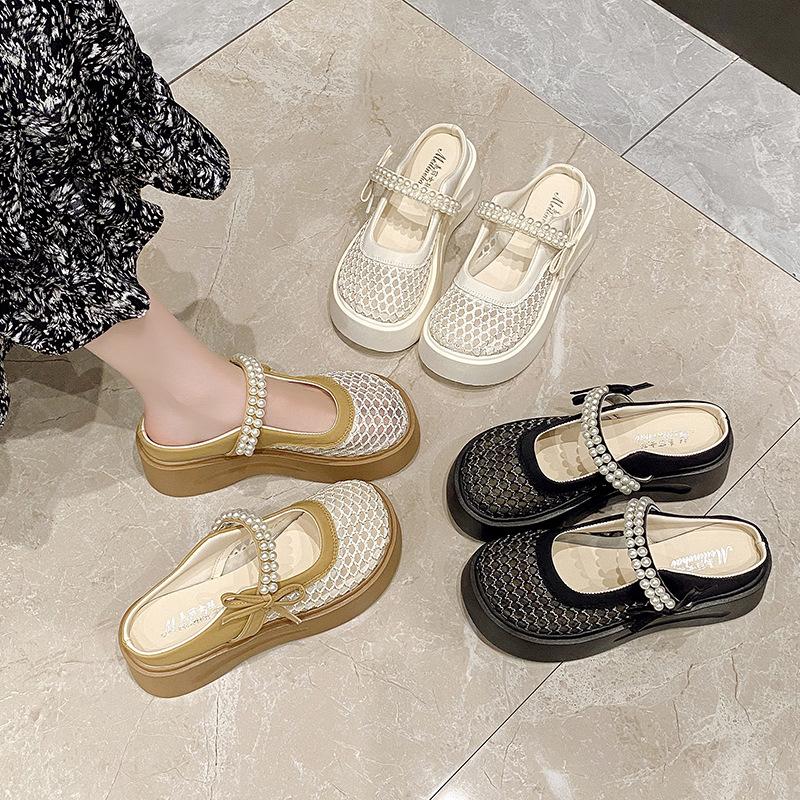 Baotou slippers women s outer wear 2025 summer new thick-bottomed versatile breathable non-slip casual fashion one pedal and half drag 40 хакі
Baotou slippers women s outer wear 2025 summer new thick-bottomed versatile breathable non-slip casual fashion one pedal and half drag 40 хакі
