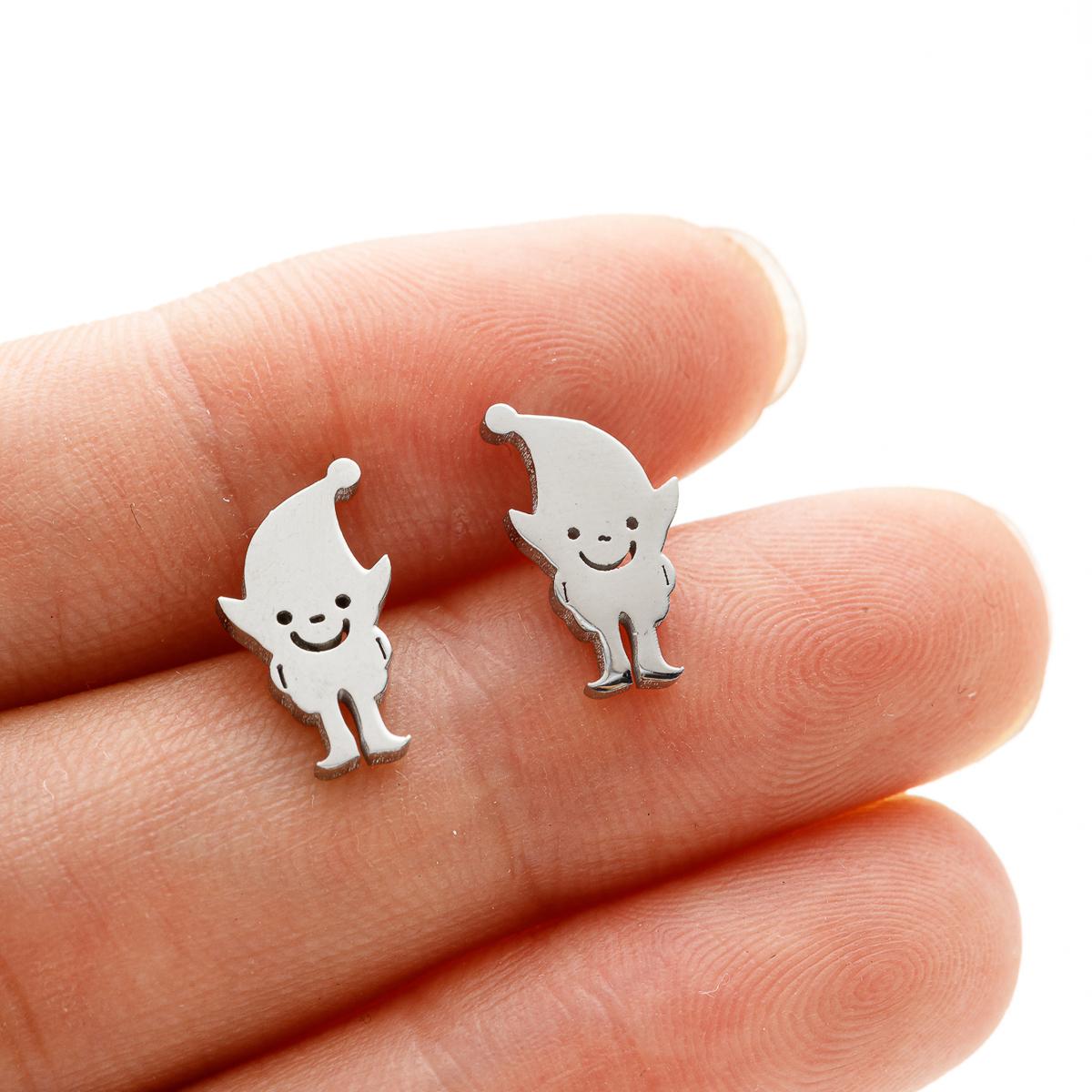Kawaii Cartoon Elf Ears Stud Earrings Girls Christmas Gift Golden Tragus Piercing Stainless Steel Cartilage Earrings Zircon
Kawaii Cartoon Elf Ears Stud Earrings Girls Christmas Gift Golden Tragus Piercing Stainless Steel Cartilage Earrings Zircon