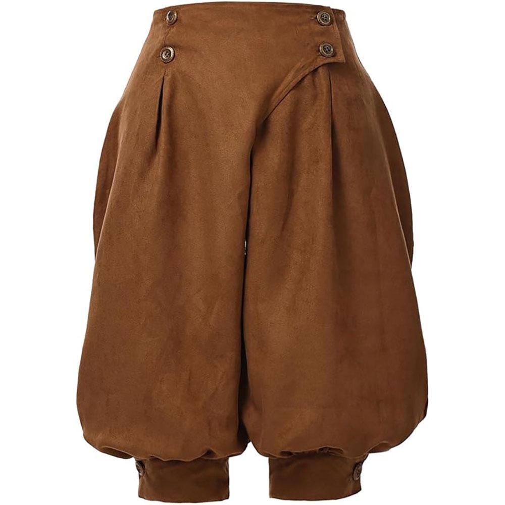Women s Vintage Medieval Pants High-Waisted Double-Breasted Suede Velvet Stage Performance Design Bell-Bottom Trousers L коричневий
Women s Vintage Medieval Pants High-Waisted Double-Breasted Suede Velvet Stage Performance Design Bell-Bottom Trousers L коричневий