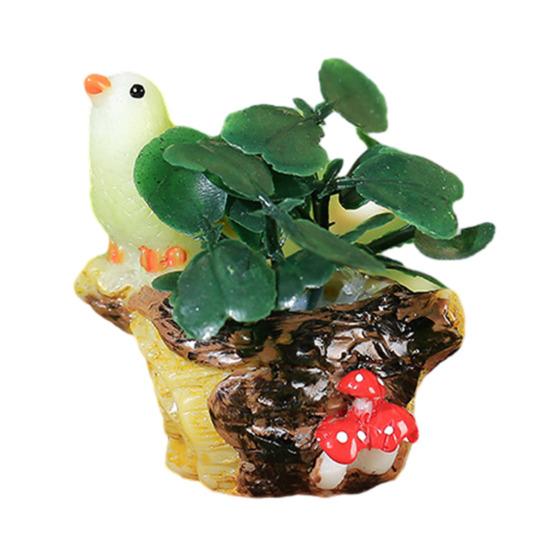 Miniature Fairy Garden Accessory Mini Resin Tree Stump Figurine with Bird And Artificial Plants for DIY Moss Terrariums Crafts Home Decor C
Miniature Fairy Garden Accessory Mini Resin Tree Stump Figurine with Bird And Artificial Plants for DIY Moss Terrariums Crafts Home Decor C