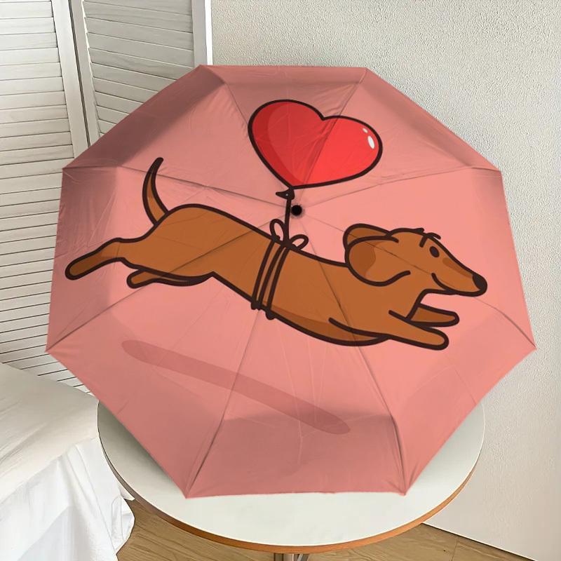 1pc Dog with Heart Balloon Illustration Umbrella with Plastic Handle,Suitable for All Seasons Home Travel Outdoor UmbrellaDD326
1pc Dog with Heart Balloon Illustration Umbrella with Plastic Handle,Suitable for All Seasons Home Travel Outdoor UmbrellaDD326