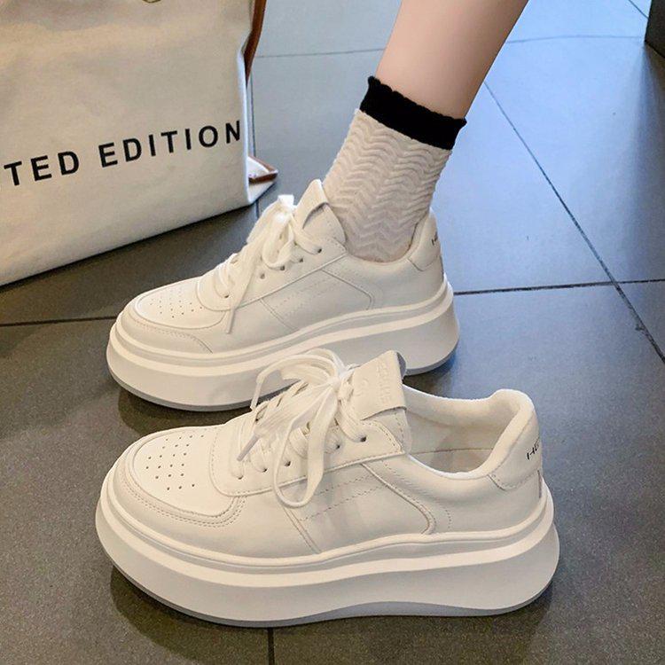 Женские кроссовки на платформе, весенняя мода 2025 года - Толстая подошва, универсальный и изящный горячий стиль 39 белый
Женские кроссовки на платформе, весенняя мода 2025 года - Толстая подошва, универсальный и изящный горячий стиль 39 белый