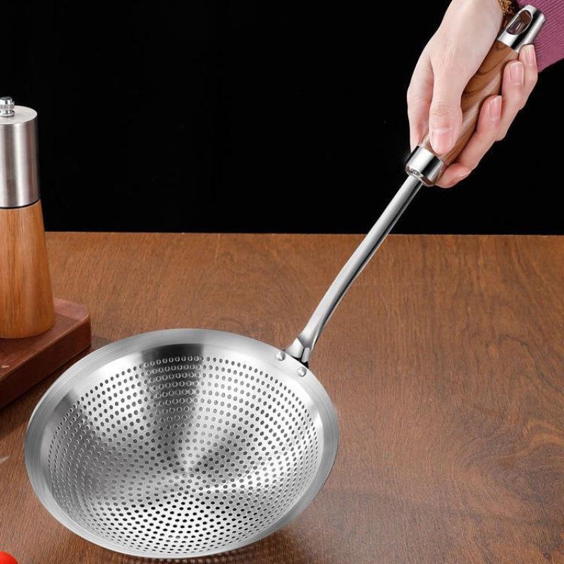 316 Stainless Steel Extra Thick Skimmer: One-Piece Colander for Dumplings, Deep-Frying, Noodles, and Hot Pot
316 Stainless Steel Extra Thick Skimmer: One-Piece Colander for Dumplings, Deep-Frying, Noodles, and Hot Pot