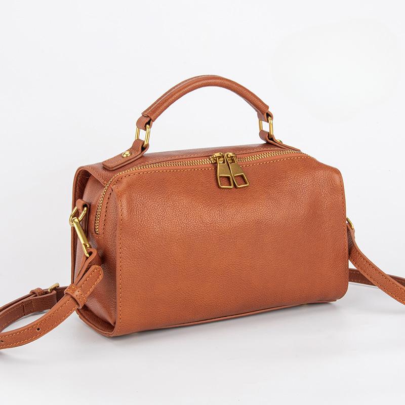 Кожаная сумка через плечо, женская кожаная сумка-подушка с верхним слоем, в стиле ретро, на одно плечо, женская сумка-подушка