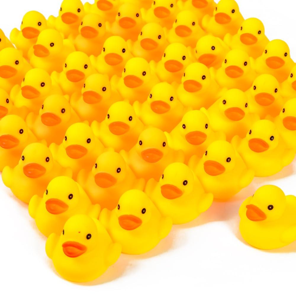 50 Fun Ducks, Perfect for Festivals, Baths, Pools, and More Large Quantity, Yellow, Cute, Fun, Scooping, Festivals, and Water Play Prizes with Whistle
50 Fun Ducks, Perfect for Festivals, Baths, Pools, and More Large Quantity, Yellow, Cute, Fun, Scooping, Festivals, and Water Play Prizes with Whistle