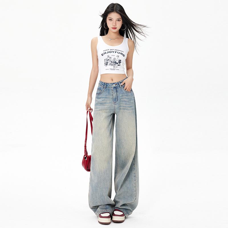 Women s High-Waist Retro Wide-Leg Jeans - Spring 2025, Slimming Straight-Leg, Loose Floor-Length Design Extra Small
Women s High-Waist Retro Wide-Leg Jeans - Spring 2025, Slimming Straight-Leg, Loose Floor-Length Design Extra Small