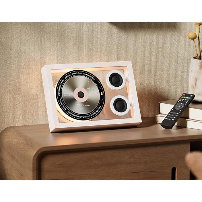 CD Player with 5.4 Bluetoothr, Retro Photo Framer CD Players with Speakers Light, Desktop Wall CD Player Wireless Speaker Built-in Mic Remote Control білий
CD Player with 5.4 Bluetoothr, Retro Photo Framer CD Players with Speakers Light, Desktop Wall CD Player Wireless Speaker Built-in Mic Remote Control білий