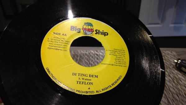7-дюймовая пластинка WAYNE MARSHALL / TEFLON - Danger / Di Ting Dem DBK006 Big Ship 2008 Ямайка Регги, Ска и Даб Б/У
7-дюймовая пластинка WAYNE MARSHALL / TEFLON - Danger / Di Ting Dem DBK006 Big Ship 2008 Ямайка Регги, Ска и Даб Б/У