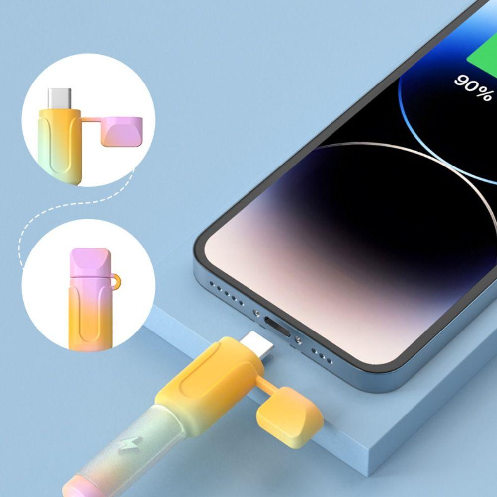 Anti-tear Data Cable Protective Cover Dustproof Cord Saver Data Line Accessories зелений/рожевий
Anti-tear Data Cable Protective Cover Dustproof Cord Saver Data Line Accessories зелений/рожевий