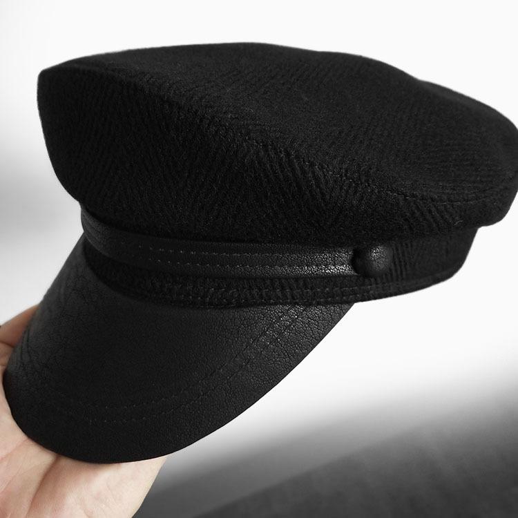 Autumn Winter Captain Military Hats Men Women Big Size Woolen Flat Top Sun Cap Navy Hat Casual Retro Sailor Hats Painter Berets L 58-60cm чорний
Autumn Winter Captain Military Hats Men Women Big Size Woolen Flat Top Sun Cap Navy Hat Casual Retro Sailor Hats Painter Berets L 58-60cm чорний