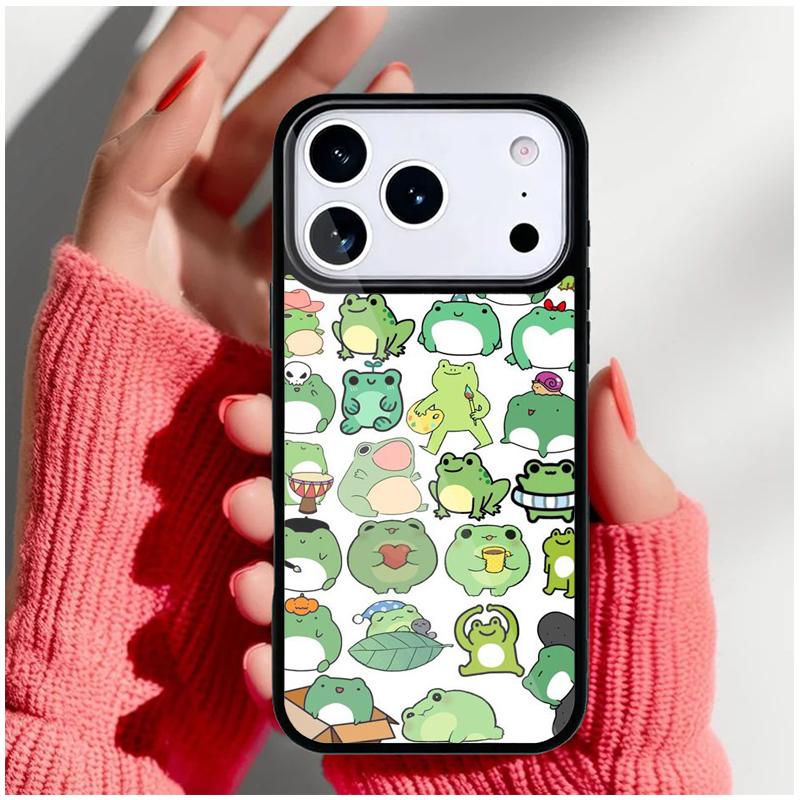 Cute Kawaii Frog Phone Case for iPhone 17 16 15 14 13 Pro Max Back Cover for 12 11 Pro Coque iPhone 12
Cute Kawaii Frog Phone Case for iPhone 17 16 15 14 13 Pro Max Back Cover for 12 11 Pro Coque iPhone 12