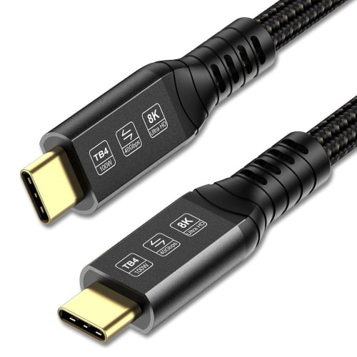 Кабель ConnBull Thunderbolt 4 длиной 3 м, высокоскоростная передача данных 40 Гбит/с, USB C, видео 8K при 60 Гц, быстрая зарядка 240 Вт, обратная совместимость с Thunderbolt 3/USB
Кабель ConnBull Thunderbolt 4 длиной 3 м, высокоскоростная передача данных 40 Гбит/с, USB C, видео 8K при 60 Гц, быстрая зарядка 240 Вт, обратная совместимость с Thunderbolt 3/USB