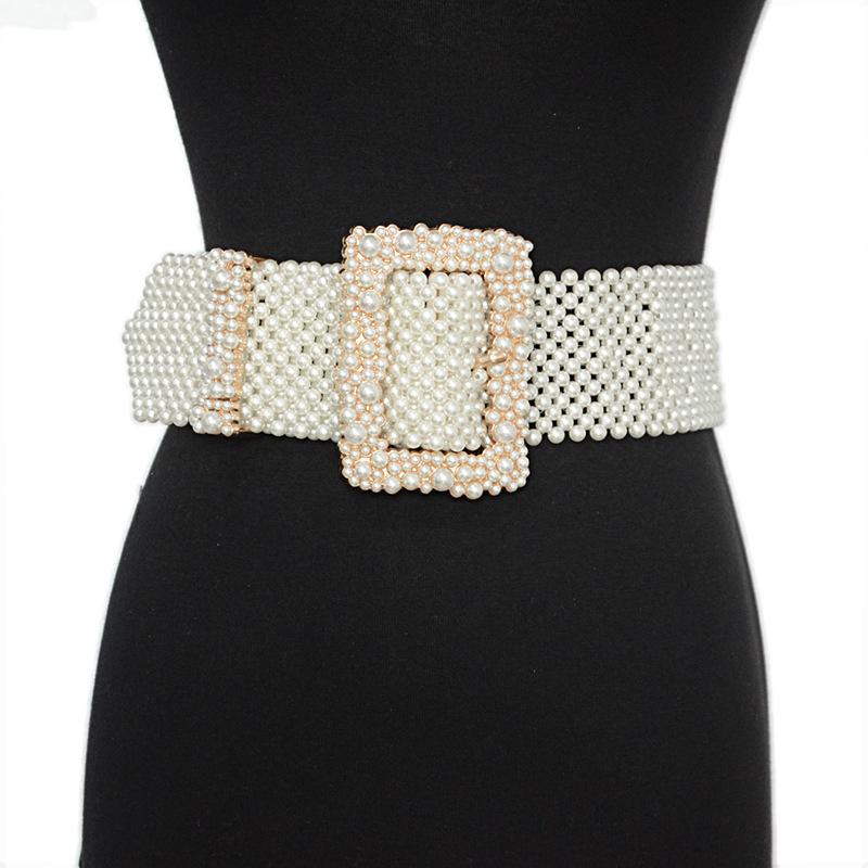 New women s braided belt - trendy, statement-making wide belt with pearl accents 110cm
New women s braided belt - trendy, statement-making wide belt with pearl accents 110cm