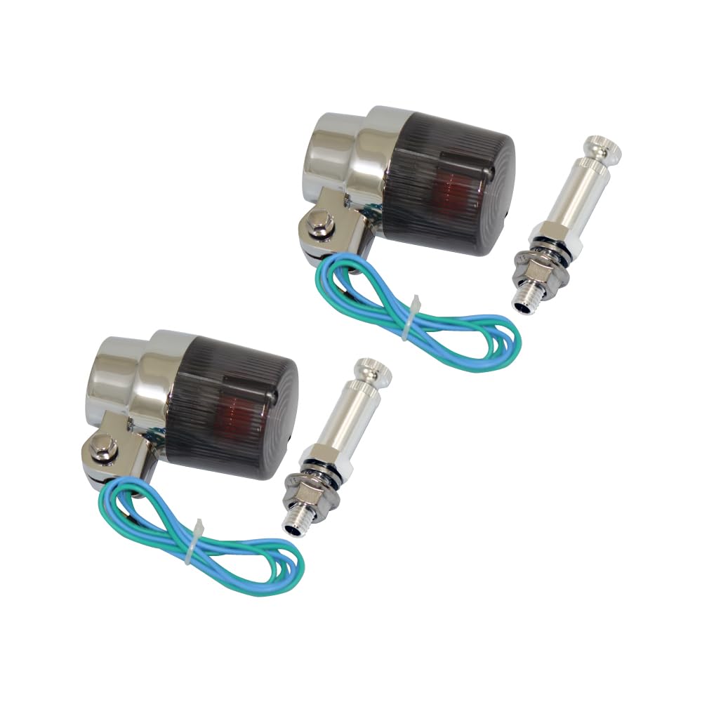 Universal Round European Turn Signal, Smoke, M10 x 76 mm with Aluminum Mounting Stay, Set of 2 чорний
Universal Round European Turn Signal, Smoke, M10 x 76 mm with Aluminum Mounting Stay, Set of 2 чорний
