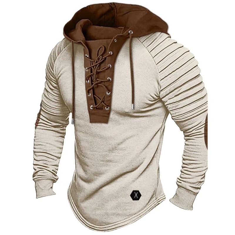 Men s Casual Long-sleeved Hooded Pullover Color Matching Lace-up Hooded Sports Streetwear Bronzing Sweatshirt XXXL білий
Men s Casual Long-sleeved Hooded Pullover Color Matching Lace-up Hooded Sports Streetwear Bronzing Sweatshirt XXXL білий