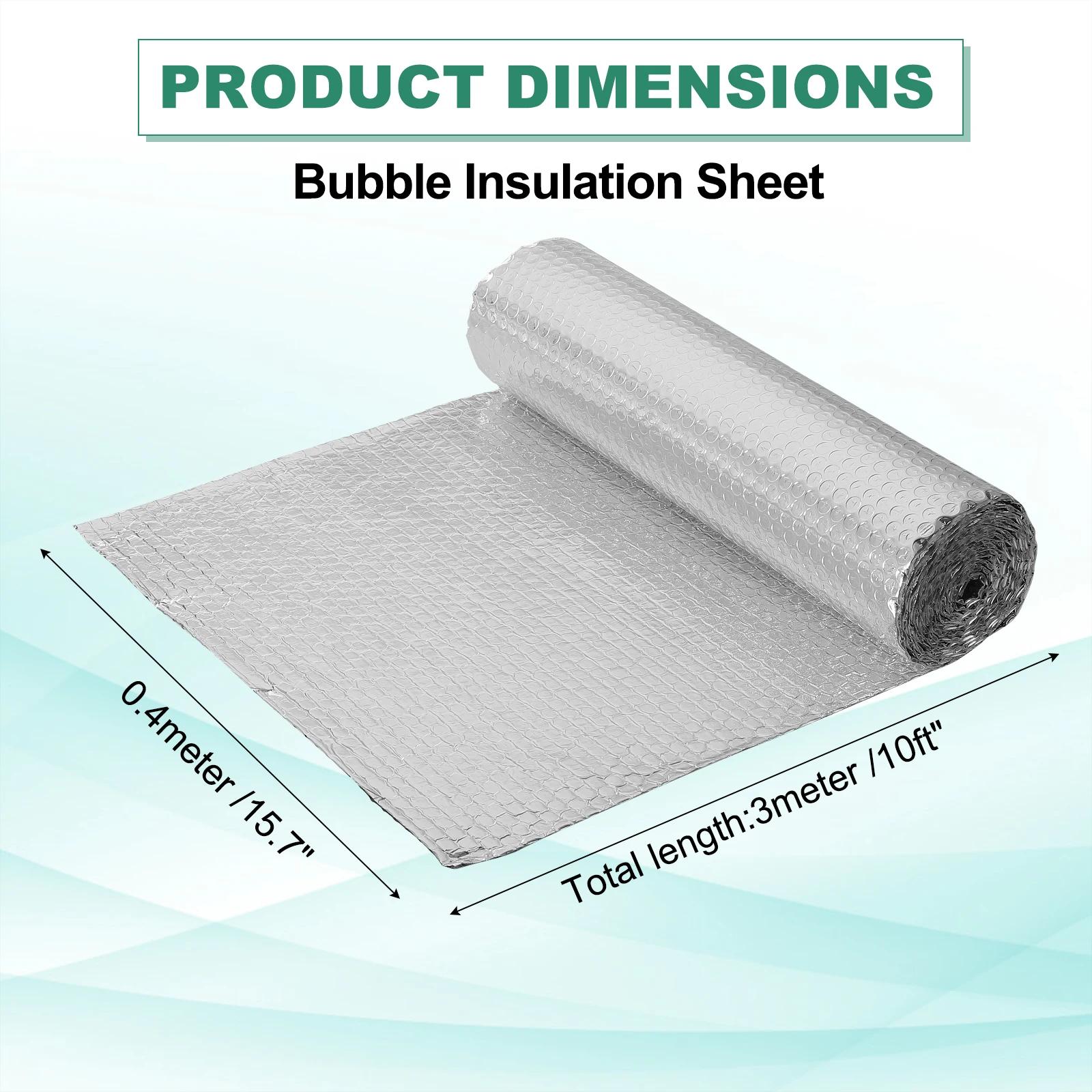 1/2Pcs Reflective Bubble Insulation Sheet Double Side Aluminum Foil Bubble Shield Thermal Radiant Barrier for Windows RV Roof
1/2Pcs Reflective Bubble Insulation Sheet Double Side Aluminum Foil Bubble Shield Thermal Radiant Barrier for Windows RV Roof
