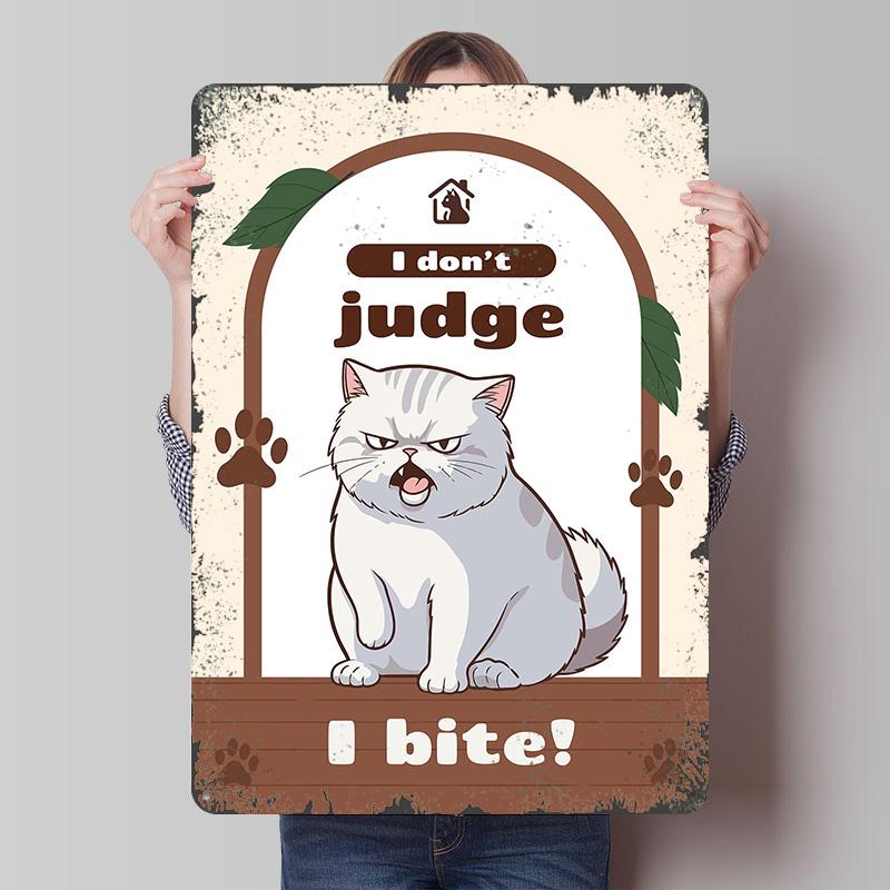 Cat Bite Warning Tinplate Poster Customized Wall Art Vintage Retro Metal Signs for Room Decorations Bedroom Decoration Gaming 7.9x11.8In(20x30cm)
Cat Bite Warning Tinplate Poster Customized Wall Art Vintage Retro Metal Signs for Room Decorations Bedroom Decoration Gaming 7.9x11.8In(20x30cm)