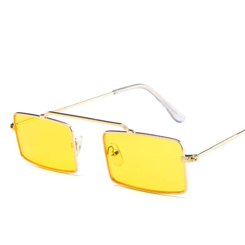 Small Square Punk Sunglasses Vintage Brand Shades Black Red Metal Frame Color Sun Glasses For Female Fashion Designer Lunette as the picture
Small Square Punk Sunglasses Vintage Brand Shades Black Red Metal Frame Color Sun Glasses For Female Fashion Designer Lunette as the picture