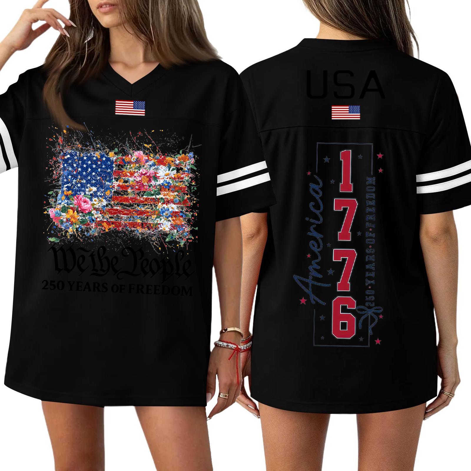 Loose Fit Short Sleeve T Shirt with Flag Graphic and 250 Years of Print for Women Men Casual Top L чёрный
Loose Fit Short Sleeve T Shirt with Flag Graphic and 250 Years of Print for Women Men Casual Top L чёрный