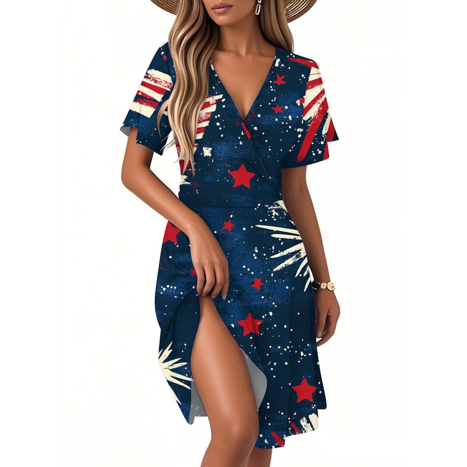 Женское повседневное модное платье с винтажным цветочным принтом и коротким рукавом и V-образным вырезом S
Женское повседневное модное платье с винтажным цветочным принтом и коротким рукавом и V-образным вырезом S