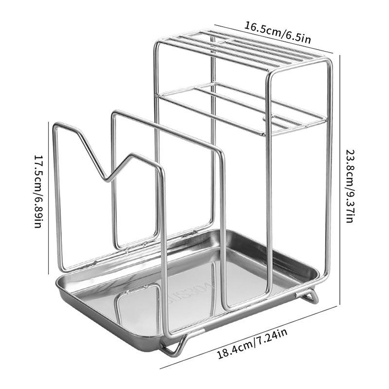 304 Stainless Steel Storage Rack,Knife Holder,Household Vegetable Fruit Cutting Board Rack,Storage Rack With Draining Water Tray
304 Stainless Steel Storage Rack,Knife Holder,Household Vegetable Fruit Cutting Board Rack,Storage Rack With Draining Water Tray