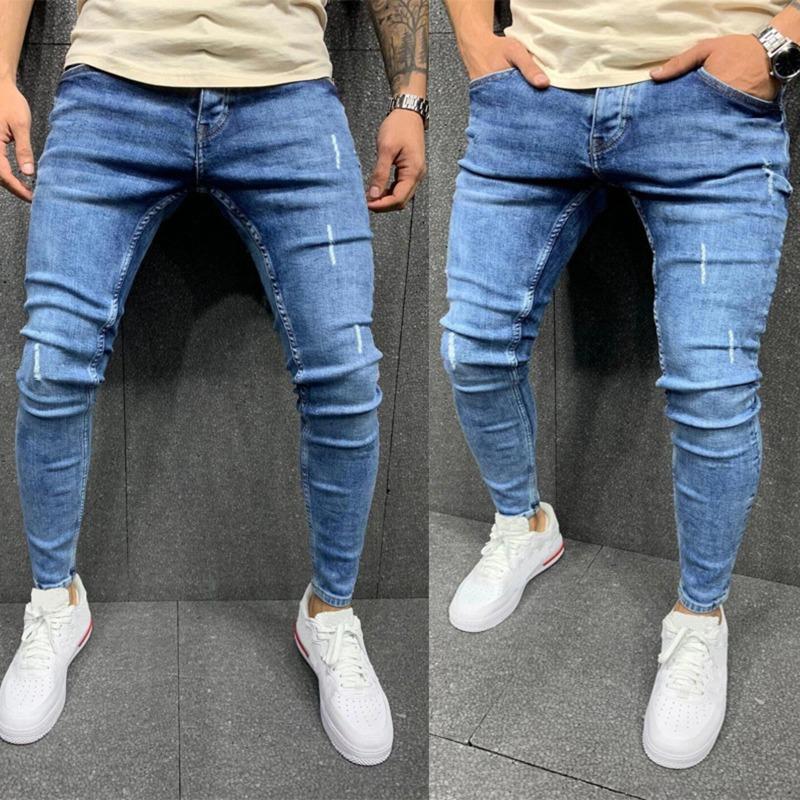 Mens Jeans Jeans Denim Distressed Jeans Elastic Slim Fashion Men S Pants Fashion Street Style Ripped Skinny Jeans 3XL синій
Mens Jeans Jeans Denim Distressed Jeans Elastic Slim Fashion Men S Pants Fashion Street Style Ripped Skinny Jeans 3XL синій