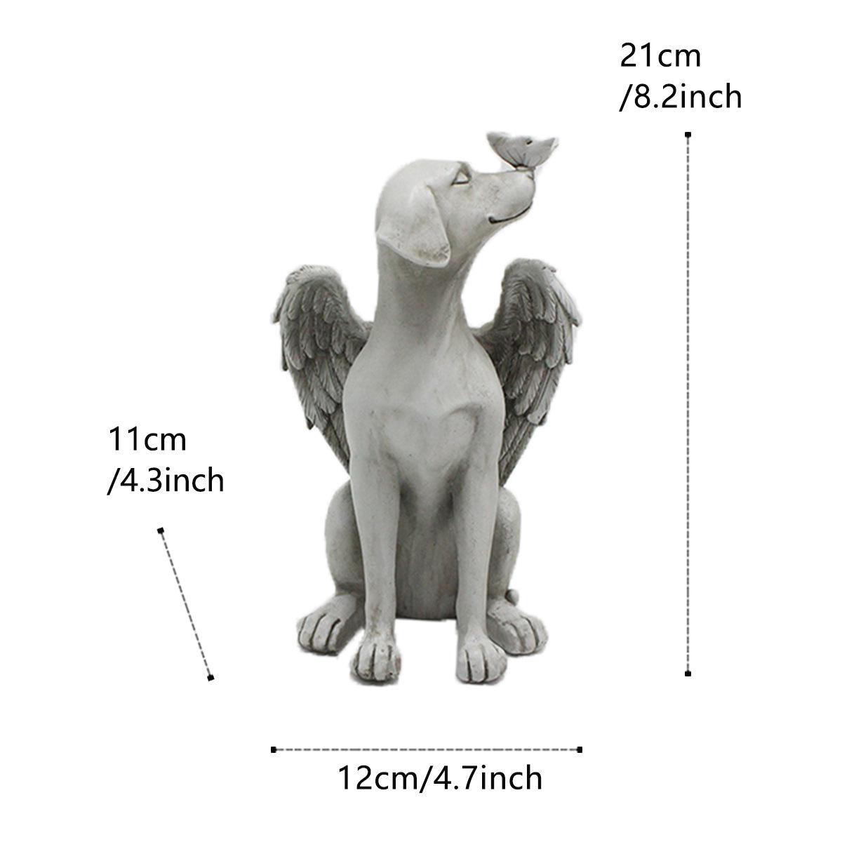 Cross Angel Dog Memorial Statue for Outdoor Garden Decoration - Resin Pet Tombstone
Cross Angel Dog Memorial Statue for Outdoor Garden Decoration - Resin Pet Tombstone