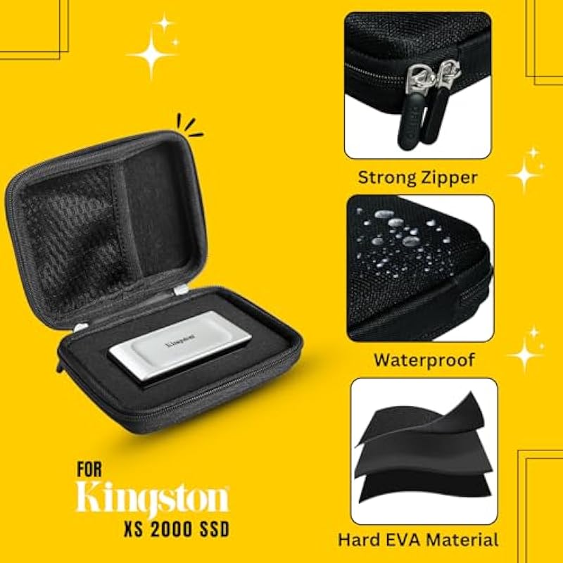 Ofixo Ssd Case Portable Carrying For Kingston Xs1000 | Xs2000 | Xs1000R Ssd High Performance Portable,Travel Case Protec S чорний
Ofixo Ssd Case Portable Carrying For Kingston Xs1000 | Xs2000 | Xs1000R Ssd High Performance Portable,Travel Case Protec S чорний