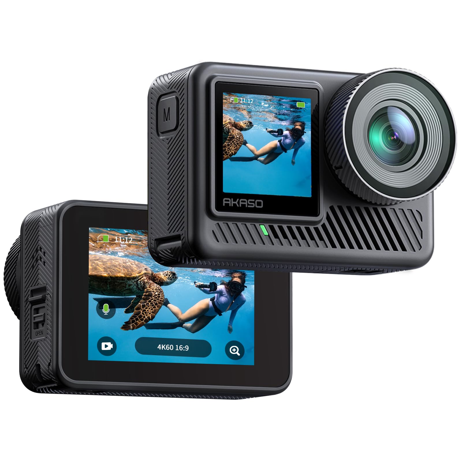 AKASO Brave8 lite action camera 4K60fps 20MP Waterproof to 10m Underwater camera Super smooth image stabilization 8x slow motion 4KHDR 1550mAh x 2
AKASO Brave8 lite action camera 4K60fps 20MP Waterproof to 10m Underwater camera Super smooth image stabilization 8x slow motion 4KHDR 1550mAh x 2