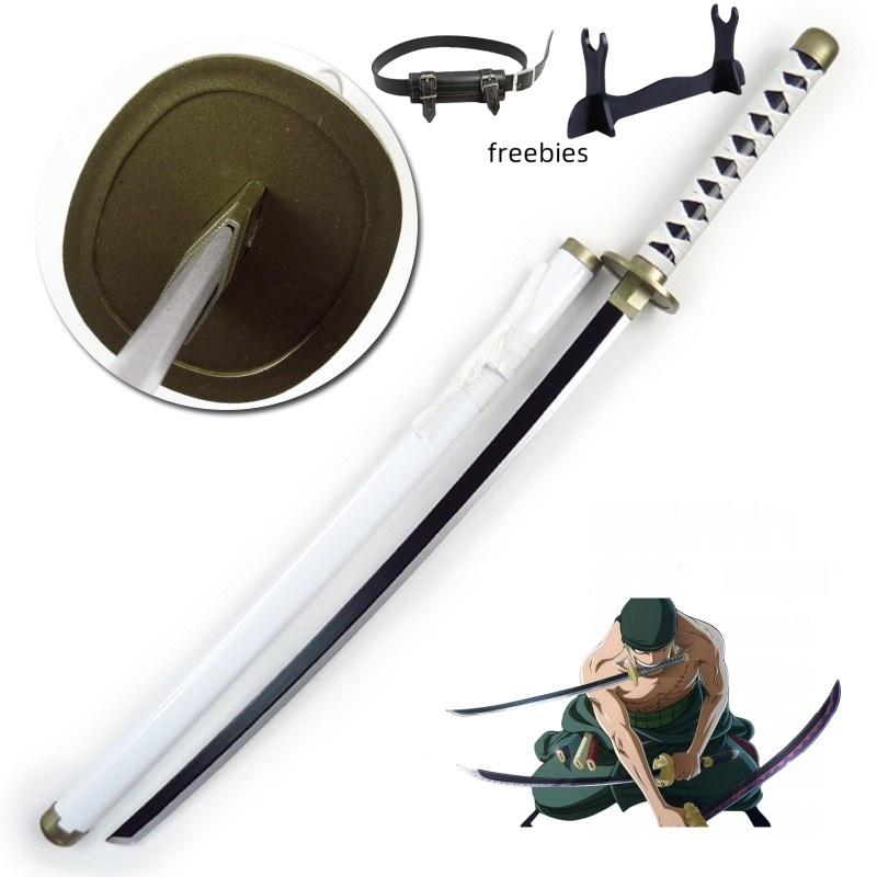 Roronoa Zoro Katana Ninja Knife Sword Anime Cosplay Costume Real Size Japanese Original Samurai Sabre Gift 40incn Kid Friendly Entertaining Fun Safe
Roronoa Zoro Katana Ninja Knife Sword Anime Cosplay Costume Real Size Japanese Original Samurai Sabre Gift 40incn Kid Friendly Entertaining Fun Safe
