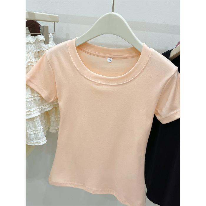 Special summer super thin and drape women s clothing waist round neck short-sleeved top basic model careful Spice Girls T-shirt tide S розовый
Special summer super thin and drape women s clothing waist round neck short-sleeved top basic model careful Spice Girls T-shirt tide S розовый