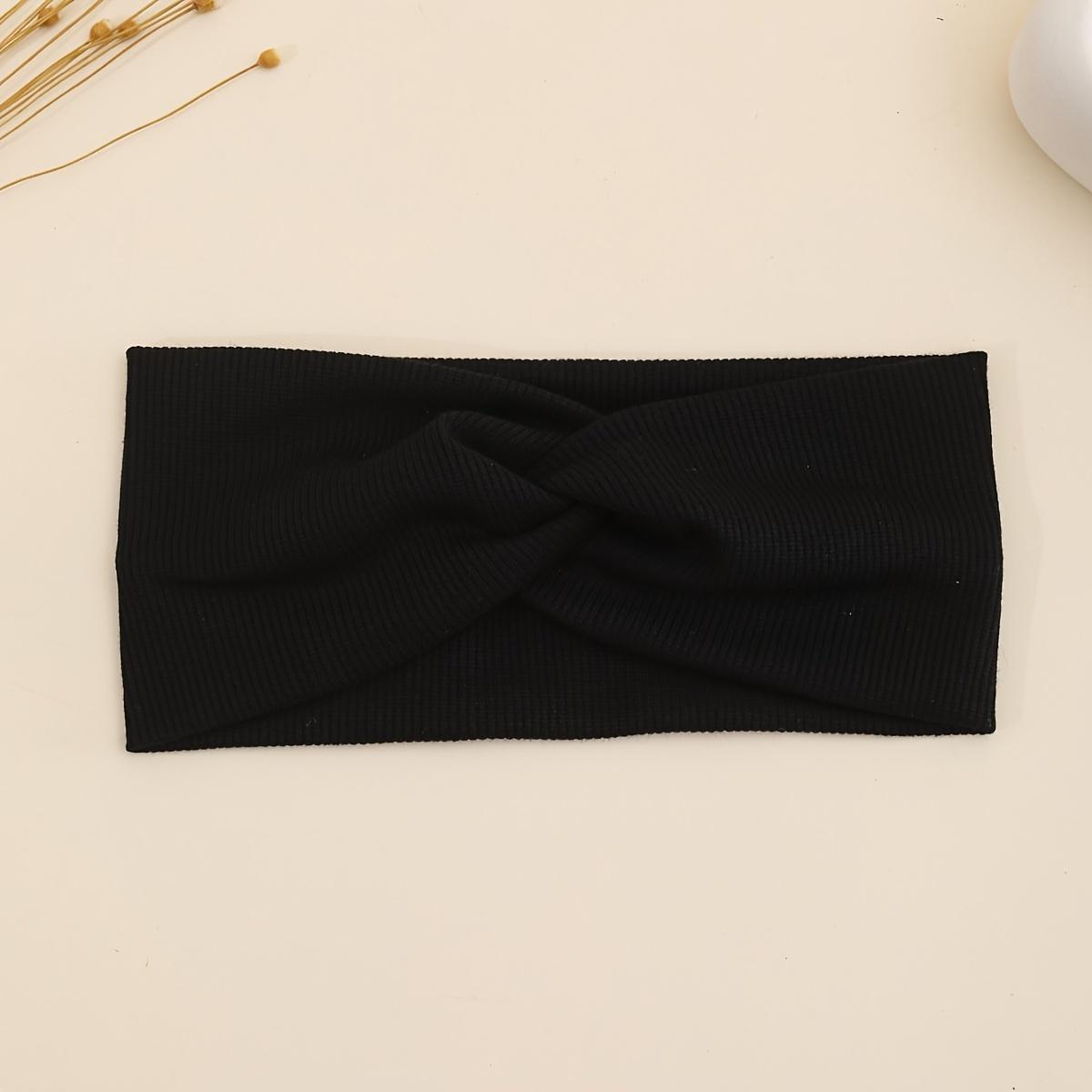 Solid Color Wide Brim Headband чорний
Solid Color Wide Brim Headband чорний