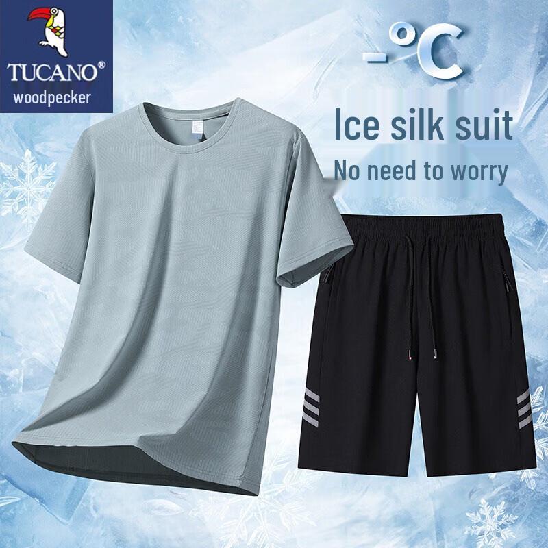 TUCANO Men s Ice-Cool Summer Round Neck Top & Capris Set L
TUCANO Men s Ice-Cool Summer Round Neck Top & Capris Set L