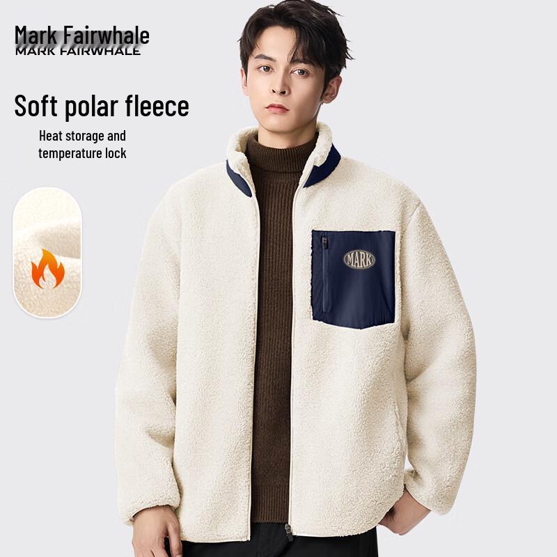 Mark Fairwhale Men s Thickened Fleece Stand Collar Jacket 2XL
Mark Fairwhale Men s Thickened Fleece Stand Collar Jacket 2XL