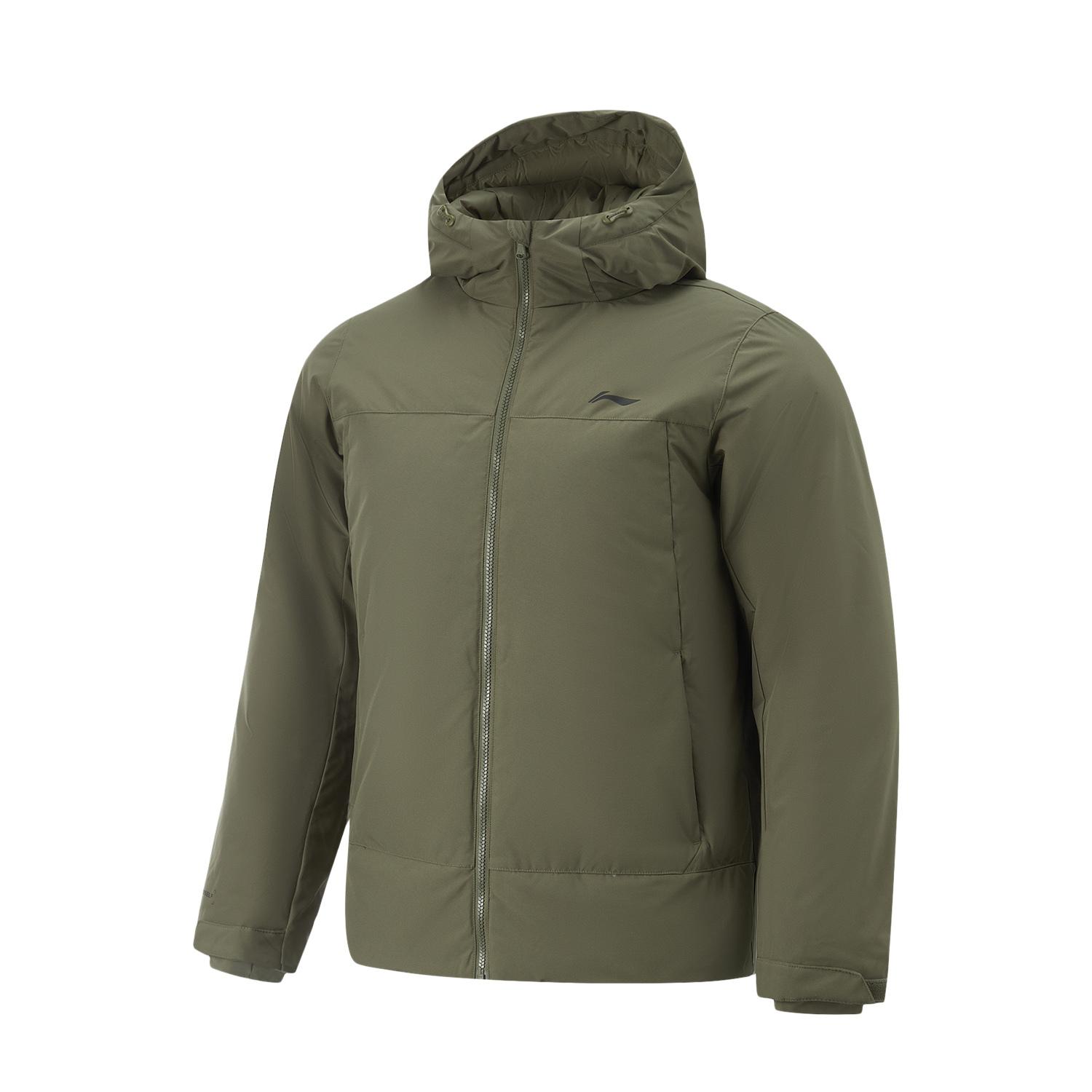 Li-Ning Comfortable Casual Minimalist Hooded Zipper Down Jacket Men Outerwear Military-Green AYMU571-2 M
Li-Ning Comfortable Casual Minimalist Hooded Zipper Down Jacket Men Outerwear Military-Green AYMU571-2 M