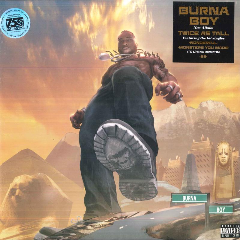 LP Record BURNA BOY - Twice As Tall 1643765 Atlantic 2023 USA & Cana Rap & Hip-Hop/R&B
LP Record BURNA BOY - Twice As Tall 1643765 Atlantic 2023 USA & Cana Rap & Hip-Hop/R&B