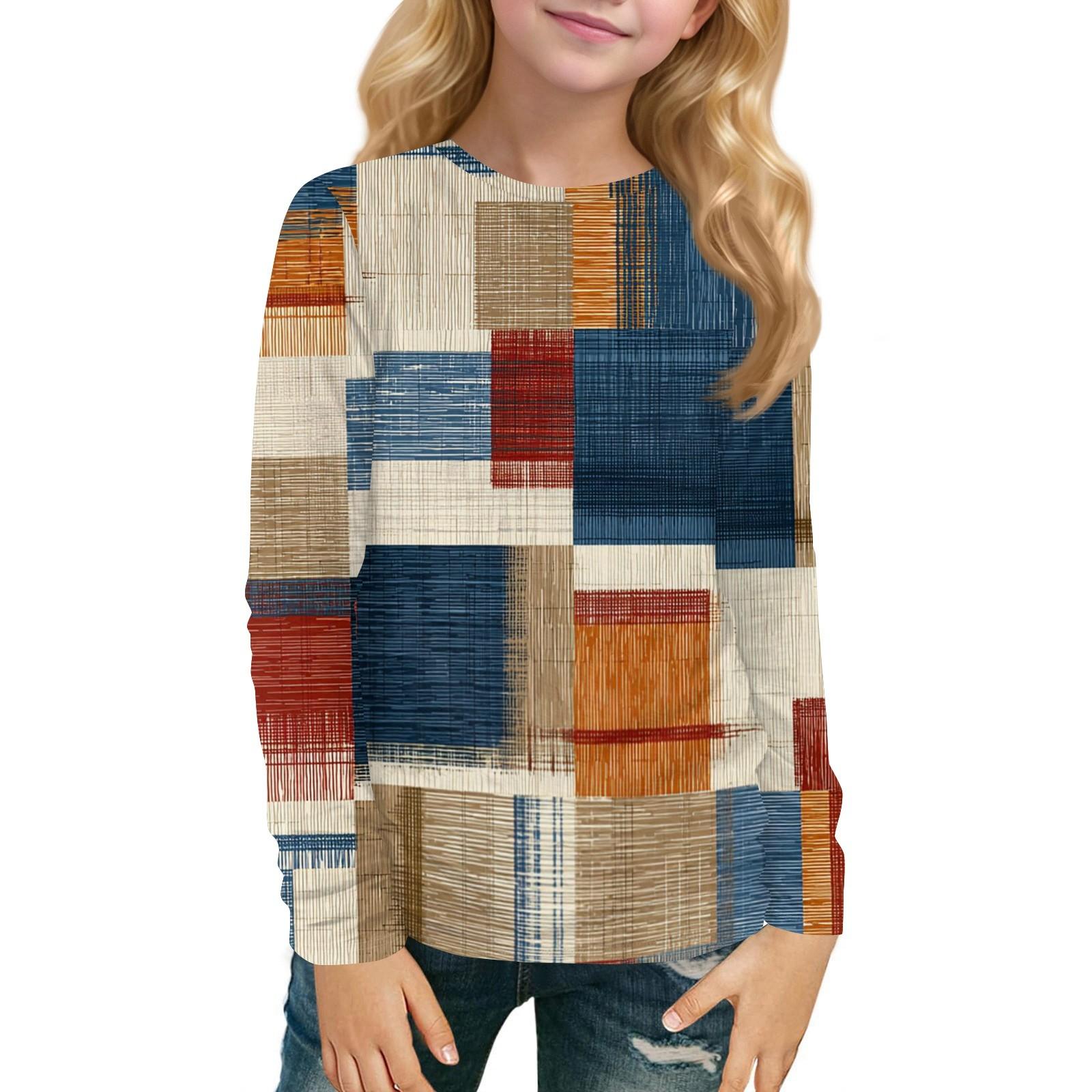 Дитячий топ з довгим рукавом, з круглим вирізом, з принтом, повсякденний 120 золотий
Дитячий топ з довгим рукавом, з круглим вирізом, з принтом, повсякденний 120 золотий