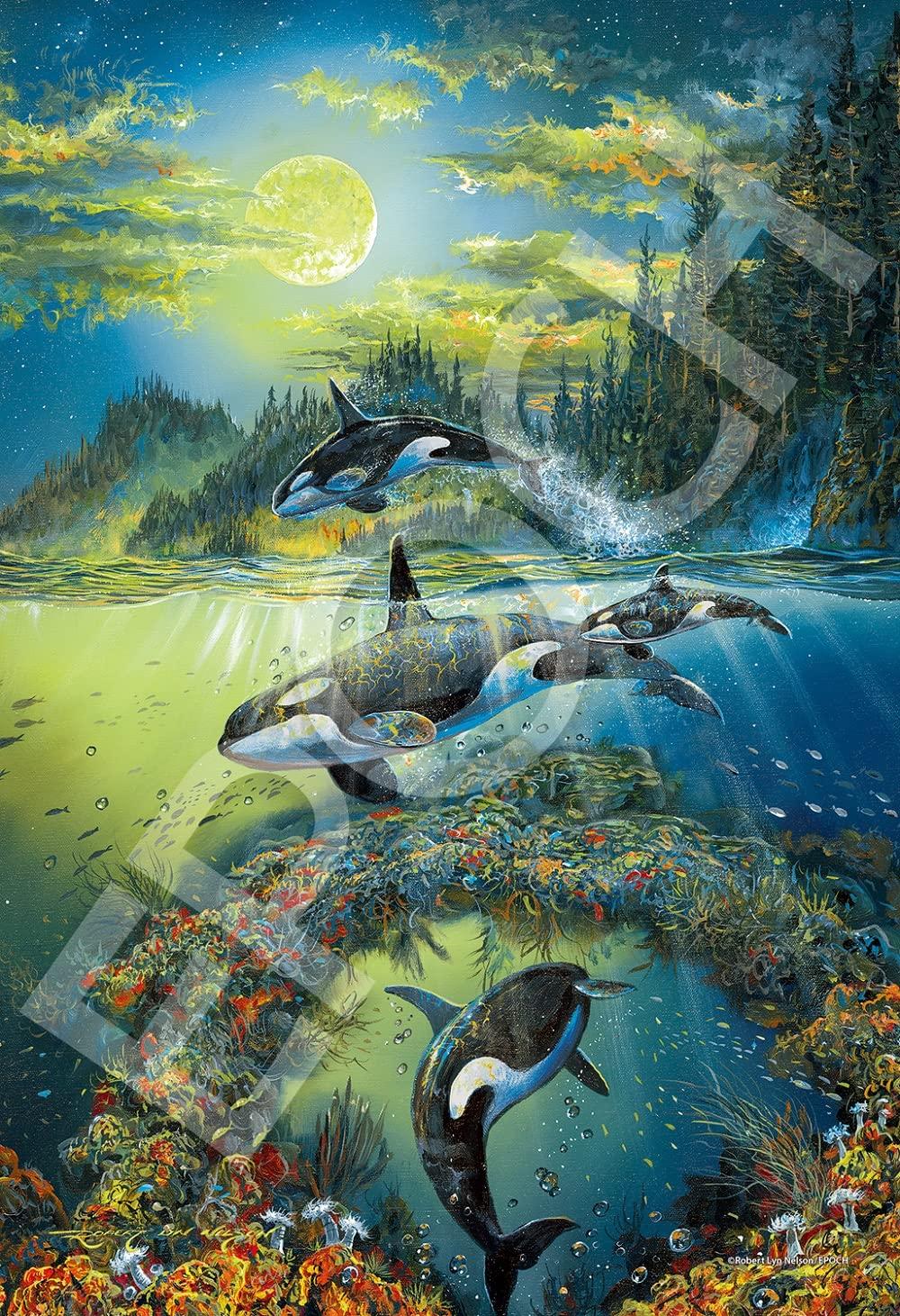Epoch Jigsaw Puzzle Marine Art Orca Ocean Souls with and Score Ticket 300-piece Illustration/Art (26x38cm) 28-337 Glue, Spatula,
Epoch Jigsaw Puzzle Marine Art Orca Ocean Souls with and Score Ticket 300-piece Illustration/Art (26x38cm) 28-337 Glue, Spatula,