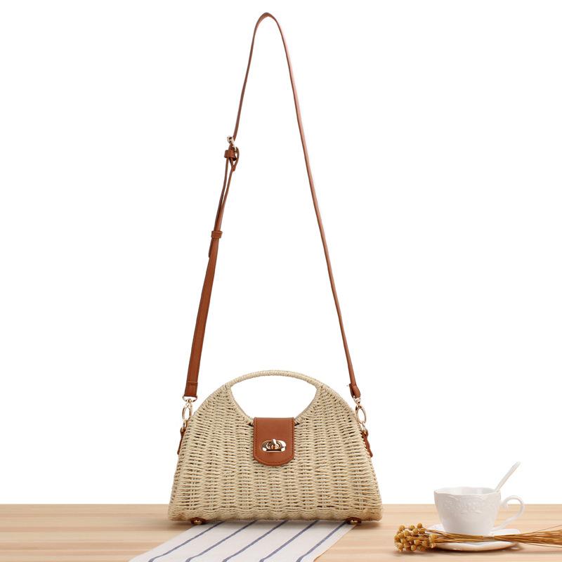 Luxury Paper Rope Bag Women s Niche Design Crossbody Purse, Trendy Braided Handbag with Minimalist Texture - 2024 New Boho Chic Shoulder Bag бежевый
Luxury Paper Rope Bag Women s Niche Design Crossbody Purse, Trendy Braided Handbag with Minimalist Texture - 2024 New Boho Chic Shoulder Bag бежевый