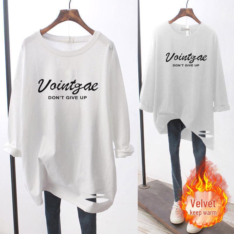 Женская футболка с длинным рукавом из чистого хлопка на весну/осень 2025 года, корейского свободного кроя, средней длины M (70-95 jin)
Женская футболка с длинным рукавом из чистого хлопка на весну/осень 2025 года, корейского свободного кроя, средней длины M (70-95 jin)